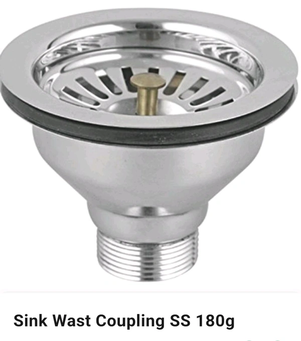 Sink Wast Coupling SS 180Gm For Wash Besin