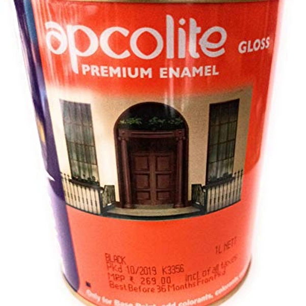 Black Paint For Wood & Metal 1L