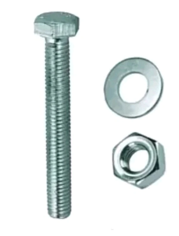 10 Number Nut Bolt 1.5" 38mm