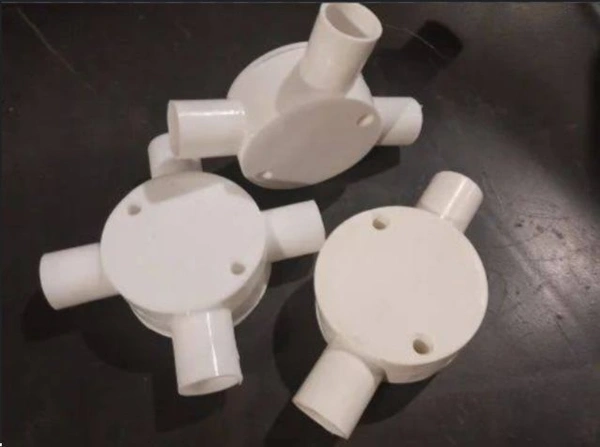 Plastic Junction Box Cream 