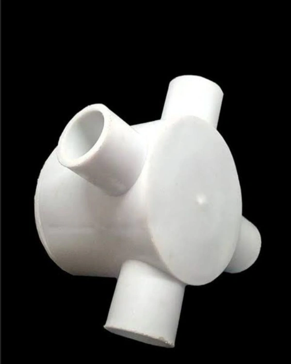 Plastic Deep Junction Box Cream 