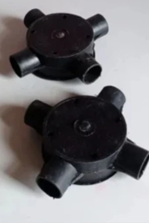 Plastic Deep Junction Box Black 