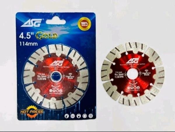 Gold Seg Long Life 4.5" X 14mm For Multi Stone Cutter