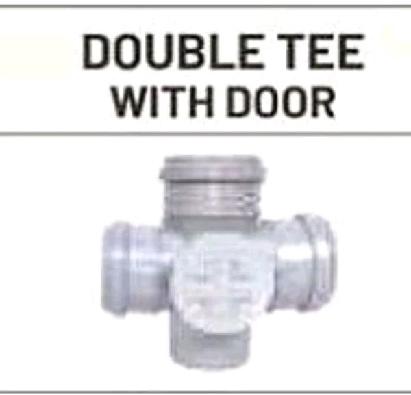 Double Tee With Door  110mm (4")