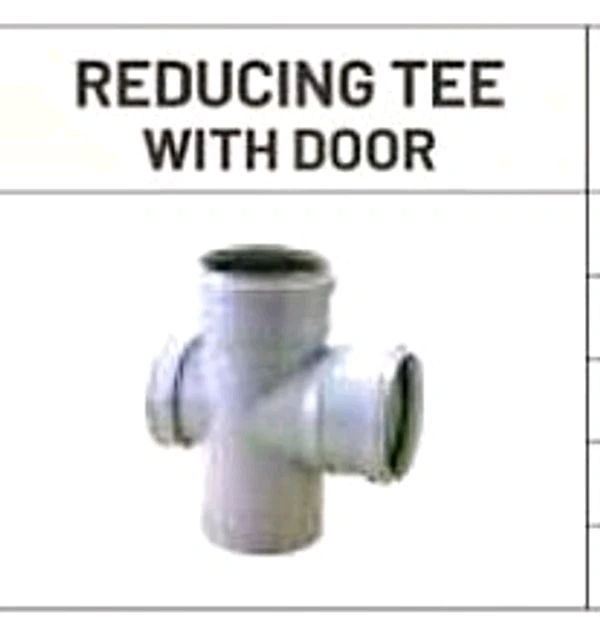 Reducing Tee With Door 90x75 ( 3x2.1/2")