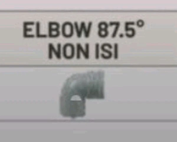Elbow 87.5 Non ISI 75mn (2.1/2)