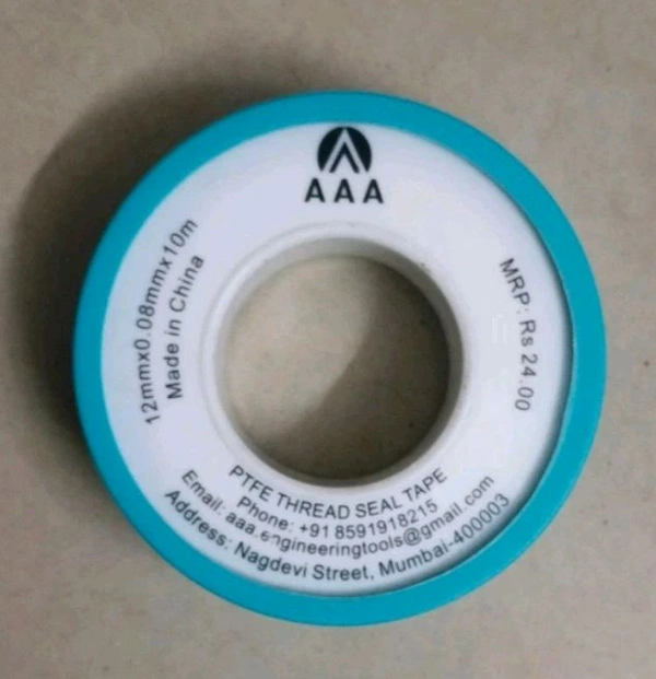 Teflon Tape 1/2 0.08mm 19mtr For Plumber High Quality Tape