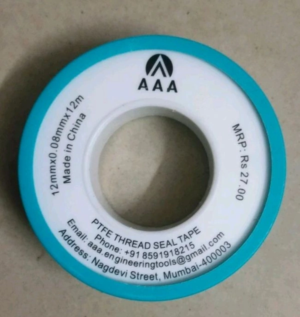 Teflon Tape 1/2 0.08mm 19mtr For Plumber High Quality Tape