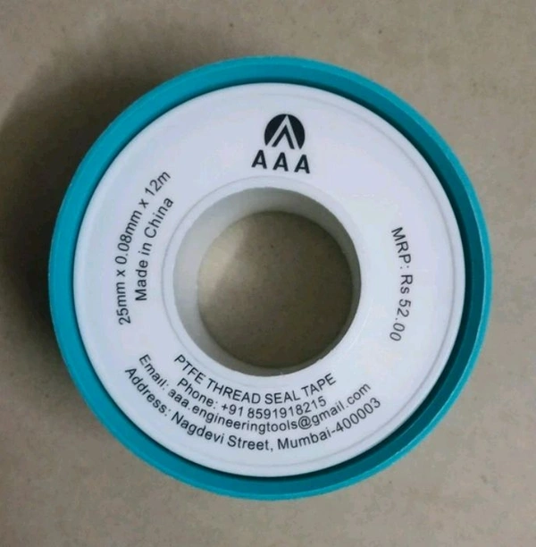 Teflon Tape 1inch  0.08mm 12mtr For Plumber High Quality Tape