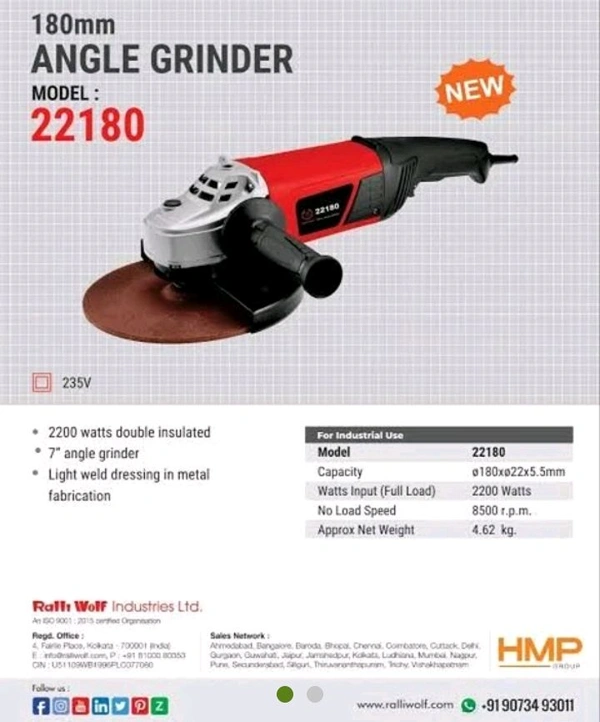 Grinder 7" 22180