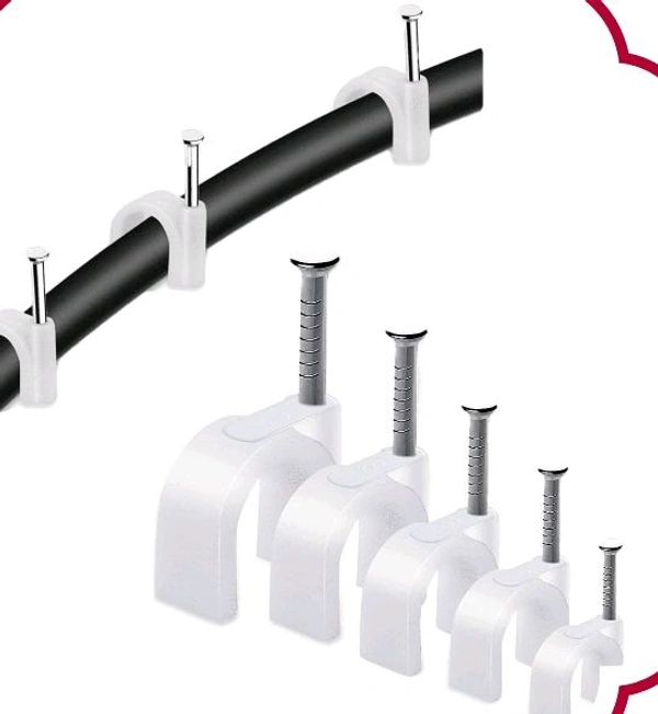 Cable Clips 18mm 111 Pack of 100pcs