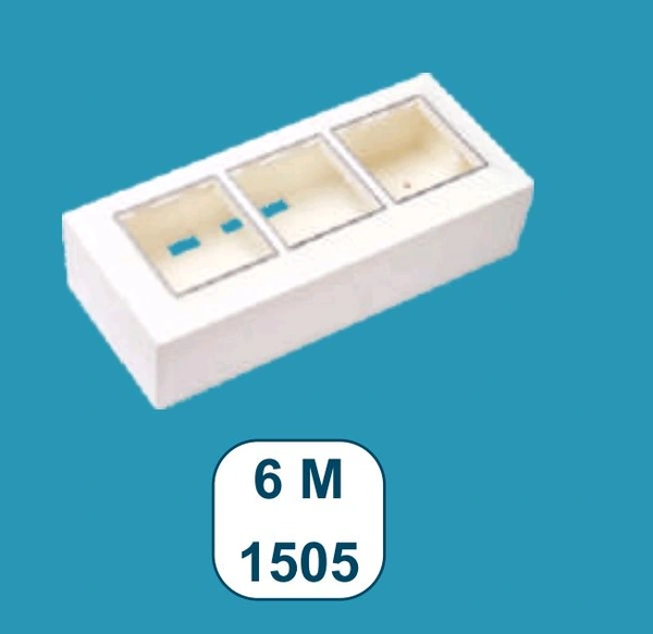 Gang Box With Silver Line 6 M 1505