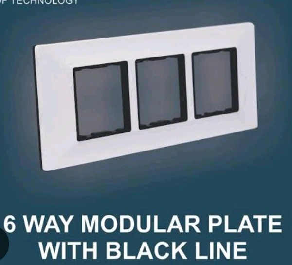 Modular Plate Black Line 6m 1605