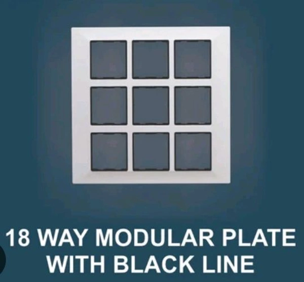 Modular Plate Black Line 18m 1609