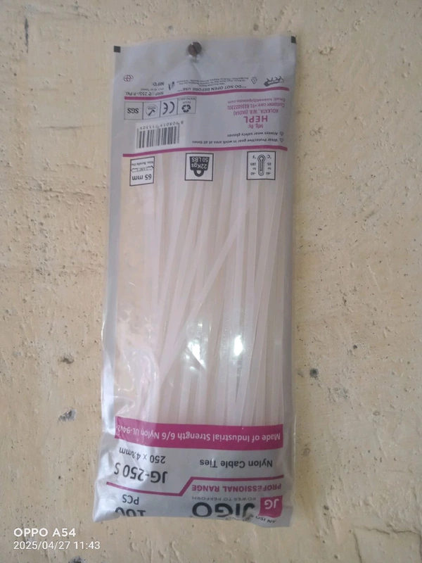 Nylon Cable Ties 100pcs  (JG)
