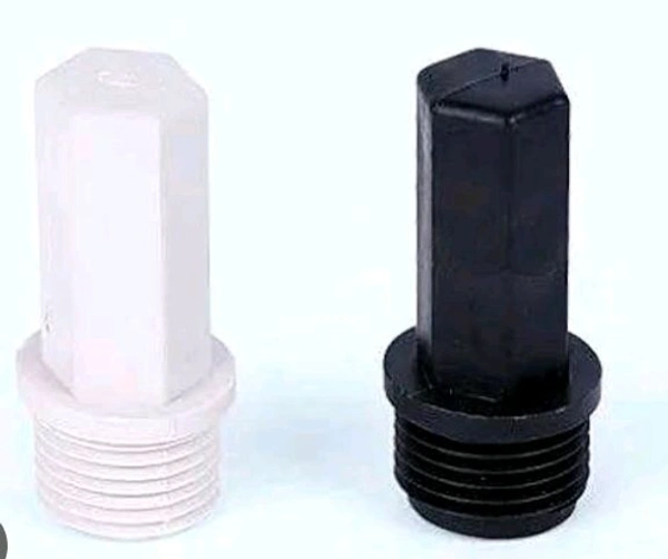 Upvc Long Plug 1/2" Black