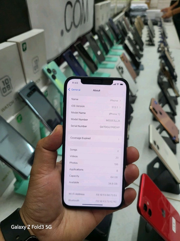 iPhone 12 64Gb (Truetone Error & Back Glass Changed) - Black