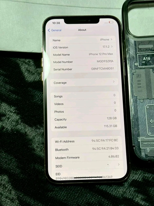 iPhone 12 Pro Max Truetone Error & Display Changed - White