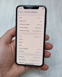 iPhone X 128Gb 13 Months used - Black
