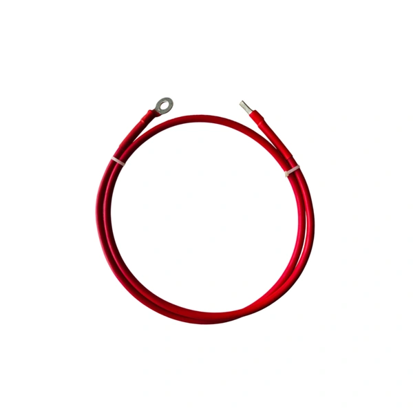 Microtek Battery Connecting DC Cable 10 Sq. mm with Pin and Ring Lugs - 1 + 1 Meter