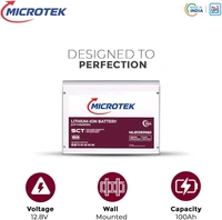 Microtek 12.8V 100AH 1280Wh Lithium PO4 Battery 5 Years Warranty