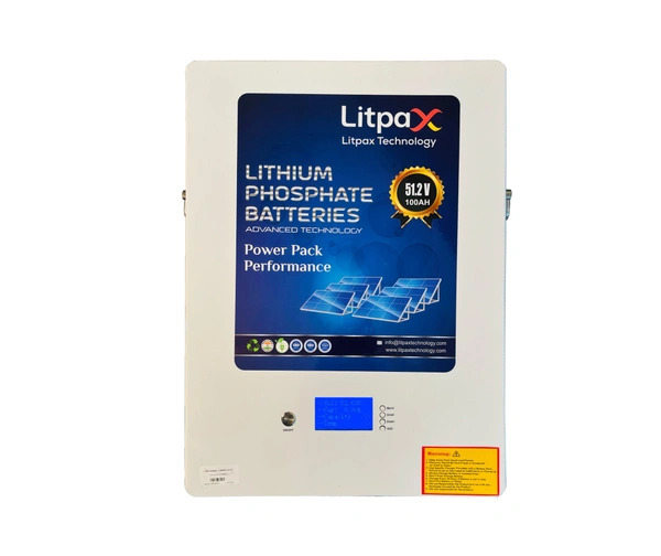 Litpax 51.2V 100Ah Lithium Phosphate Battery - 5 Years Warranty