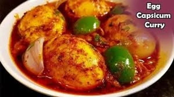 Chapati (3pcs) With Capsicum Egg Masala