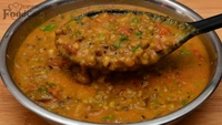 White Rice With Sambar + Aloo Sabji 