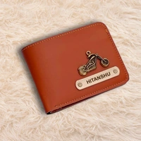 Customiaed Gents Wallet With Lucky Charm - Dark Green