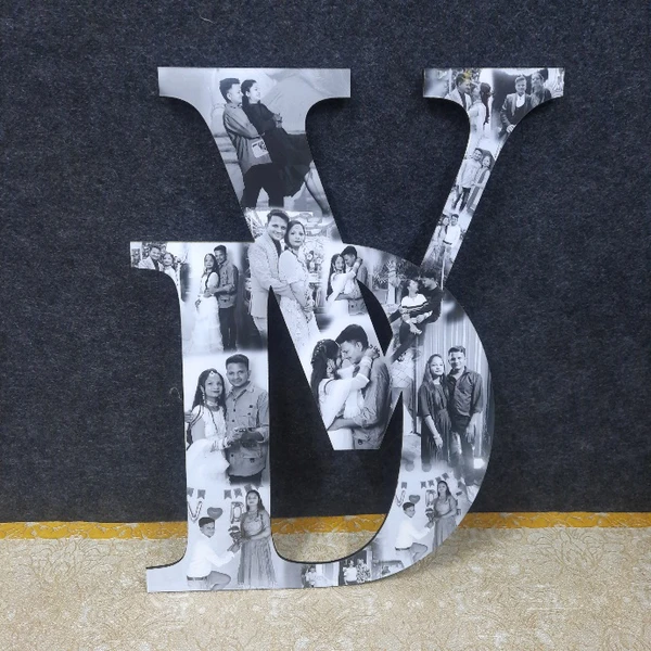 Itsmyway Letter Cutout Wall Hanging Collage Frame