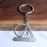 Itsmyway gift Chartered Accountant - CA Personalized Keychain - Stainless Steel Customizable Engraved Key Ring with Names - Best Gift For CA