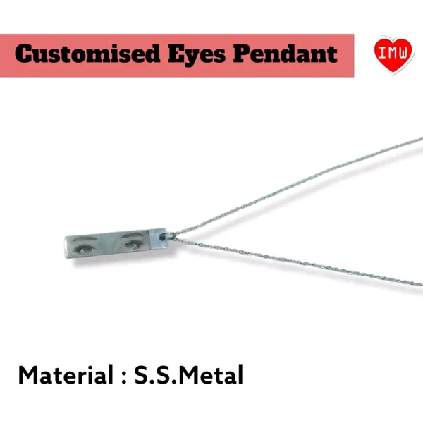 Itsmyway Customised S.S. Metal Eyes Pendant