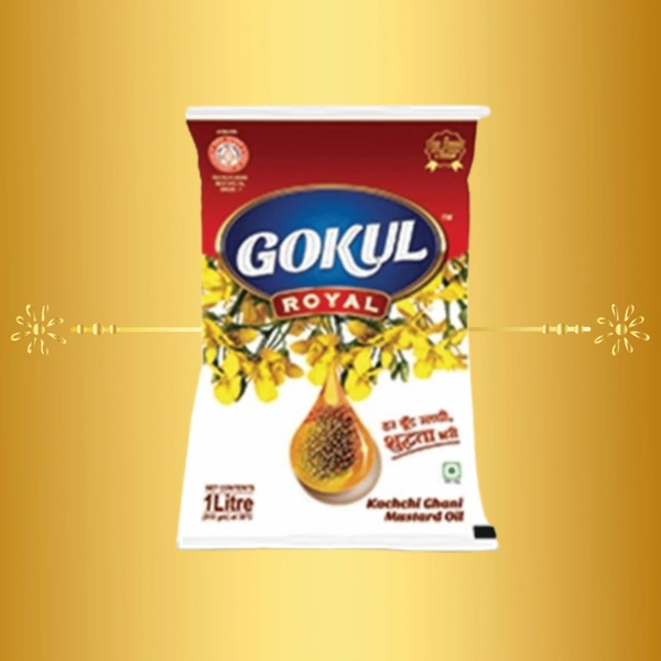 Gokul Royal Kachi Ghani Mustard Oil-1L  - 1L