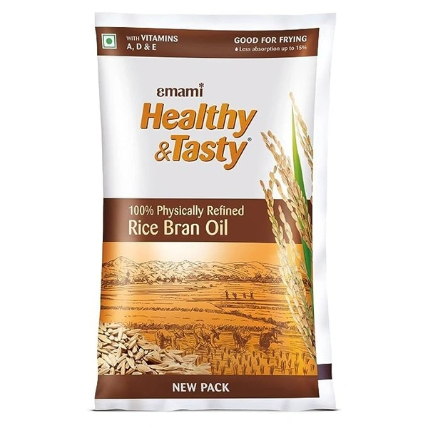 Emami Healthy & Tasty Rice Bran oil - 1L  - 1L