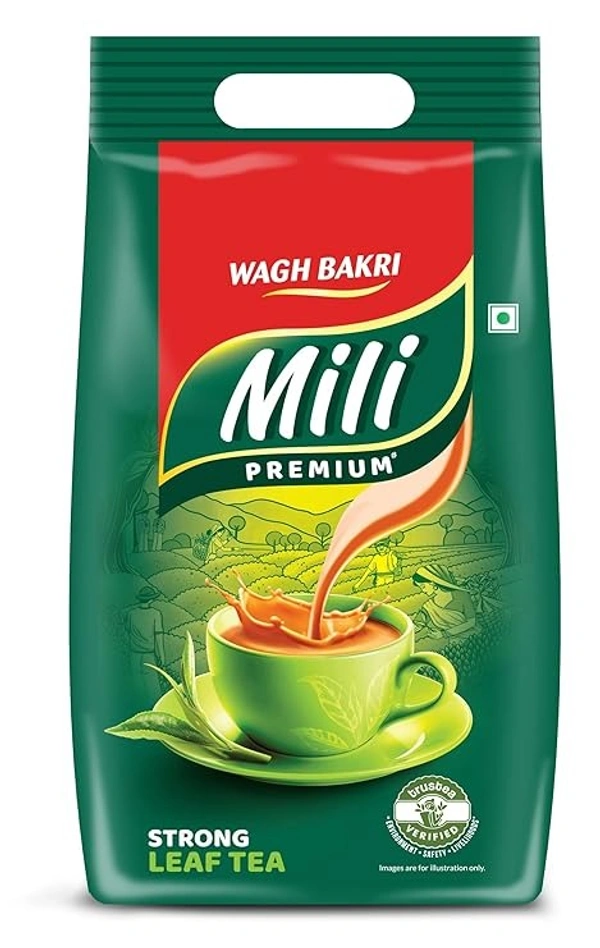 Wagh Bakri Mili Premium String Leaf  - 250GM