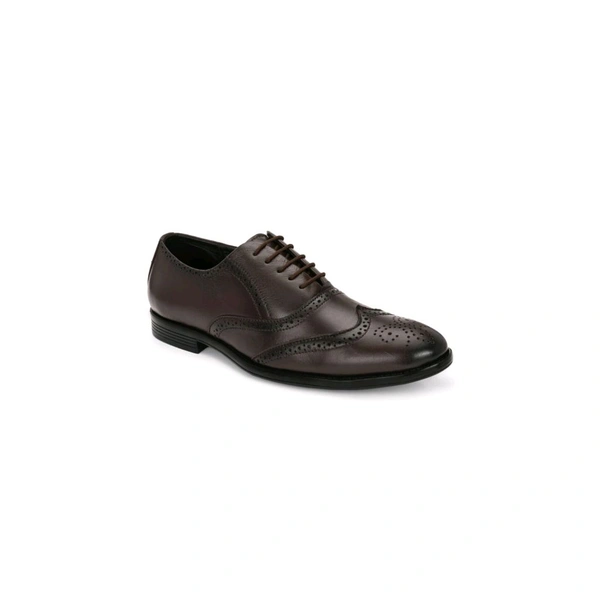 BROWN BROGUE - 6, BROWN