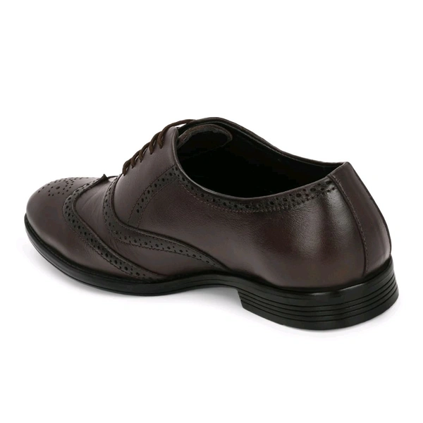 BROWN BROGUE - 6, BROWN