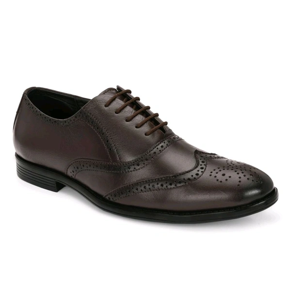 BROWN BROGUE - 6, BROWN