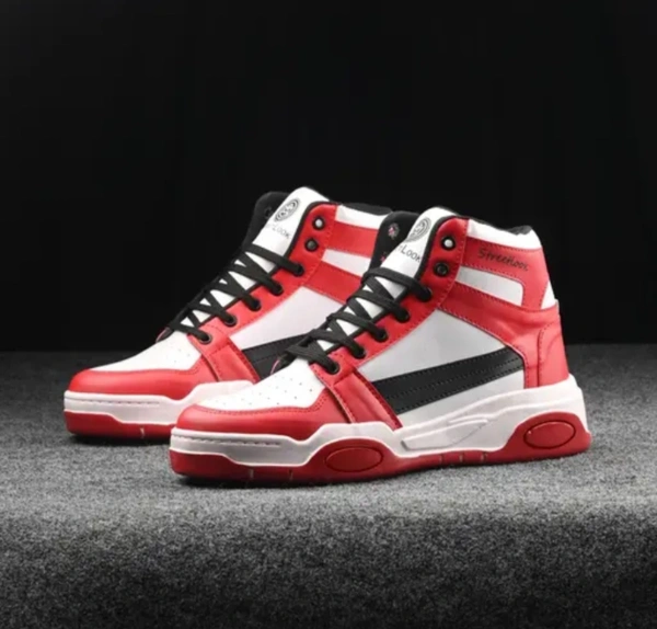 Colour Full Sneakers  - IND 6, Red