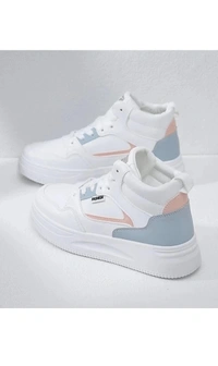 HS  BRAND  Sneakers For Womens And Men's  - White, 5