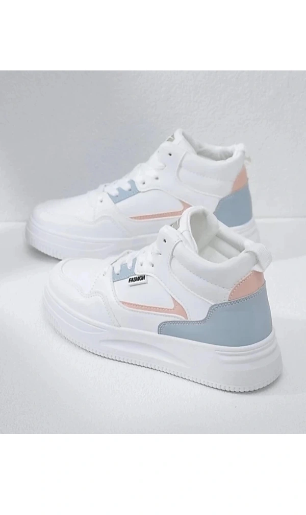 HS  BRAND  Sneakers For Womens And Men's  - White, 5