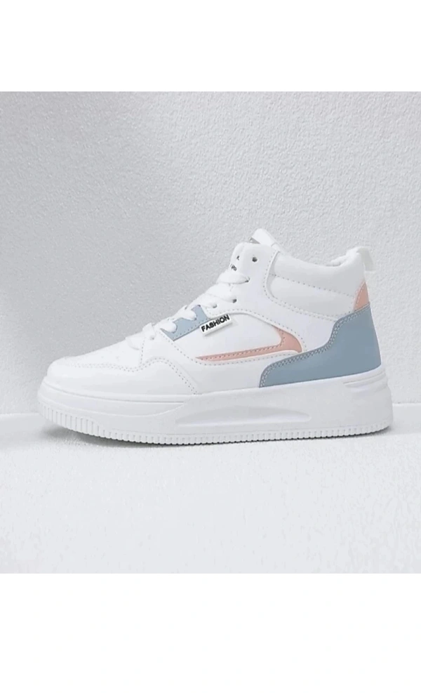 HS  BRAND  Sneakers For Womens And Men's  - White, 5