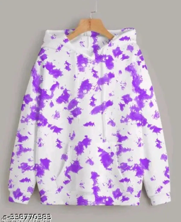 HS BRAND  Hoodie  - Electric Violet, S