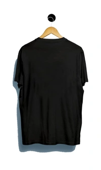 Men Graphic Prints Round Neck Cotton Black T-shirt ( Gojo ) - Black, S