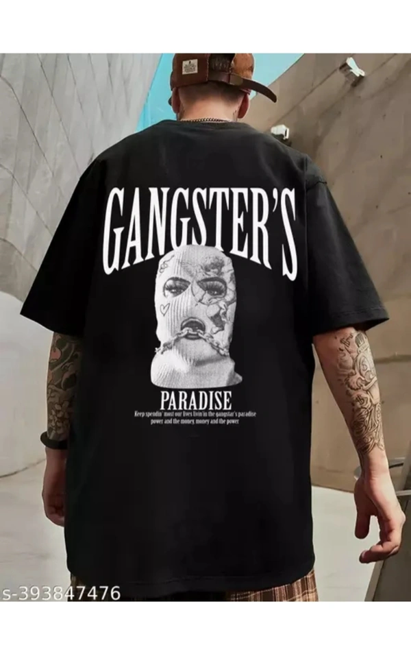 Benny Black Over Siz T-shirt 👕 - Black, M
