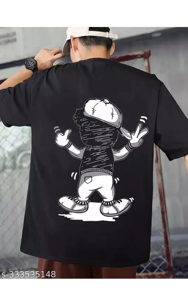 Black Benny Over Size T-shirts  - Black, M