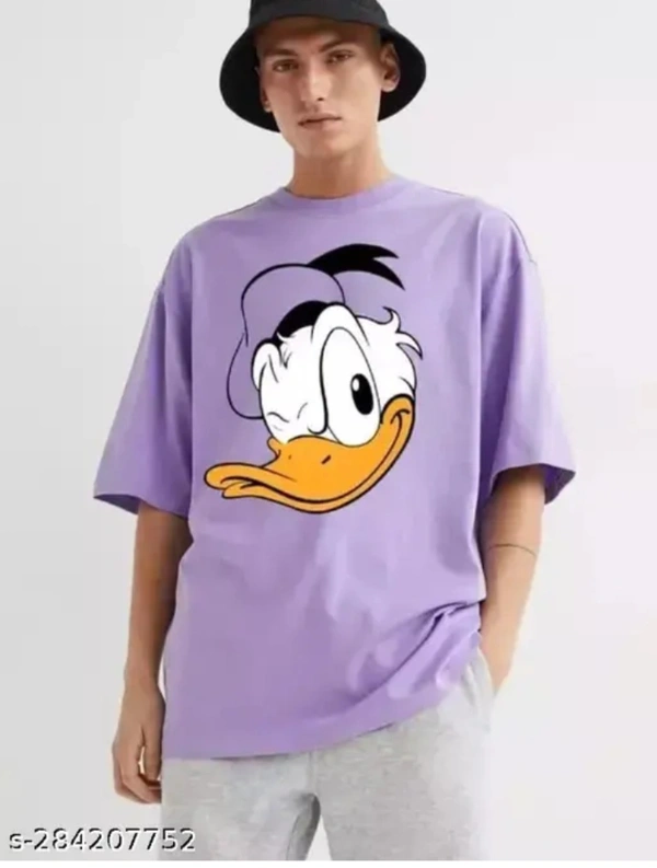 Mikky Benny Printed T-shirts  - Mauve, L