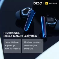DIZO by realme TechLife Buds Z Bluetooth Headset  (Onyx, True Wireless)