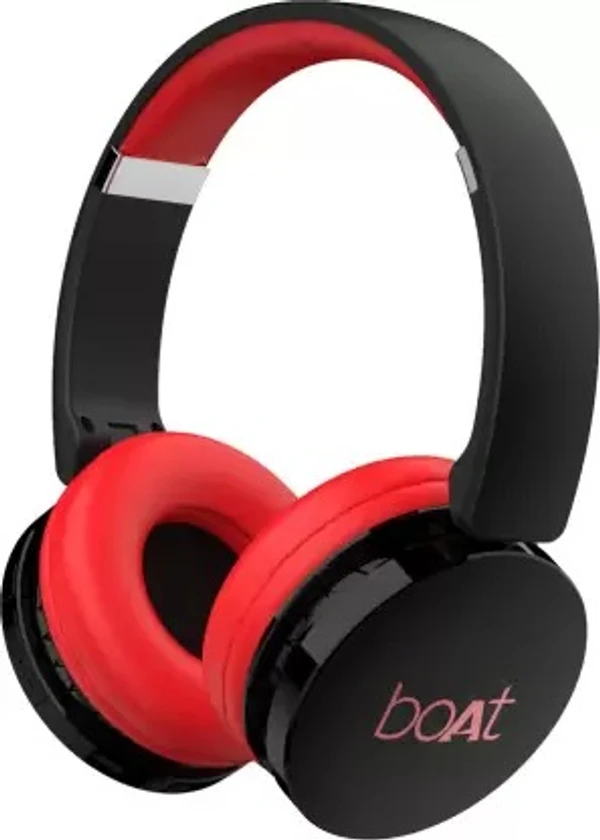 boAt Rockerz 370 Bluetooth Headset  (Fiery Red, On the Ear) open box 