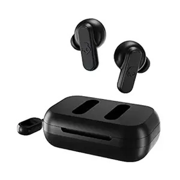Skullcandy Dime 2 in-Ear Wireless Earbuds, 12 Hr Battery, Microphone, Works with iPhone Android and Bluetooth Devices -(Black) open box